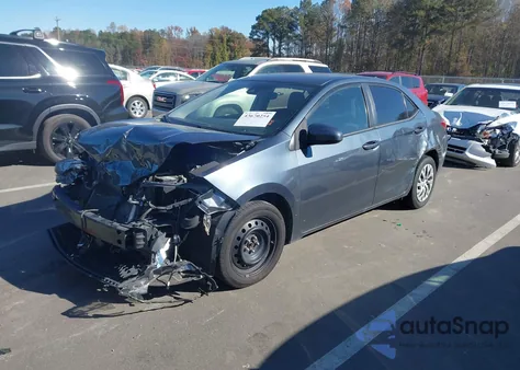 2019 Toyota Corolla Le z USA, uszkodzony, nr VIN 2T1BURHE7KC201310